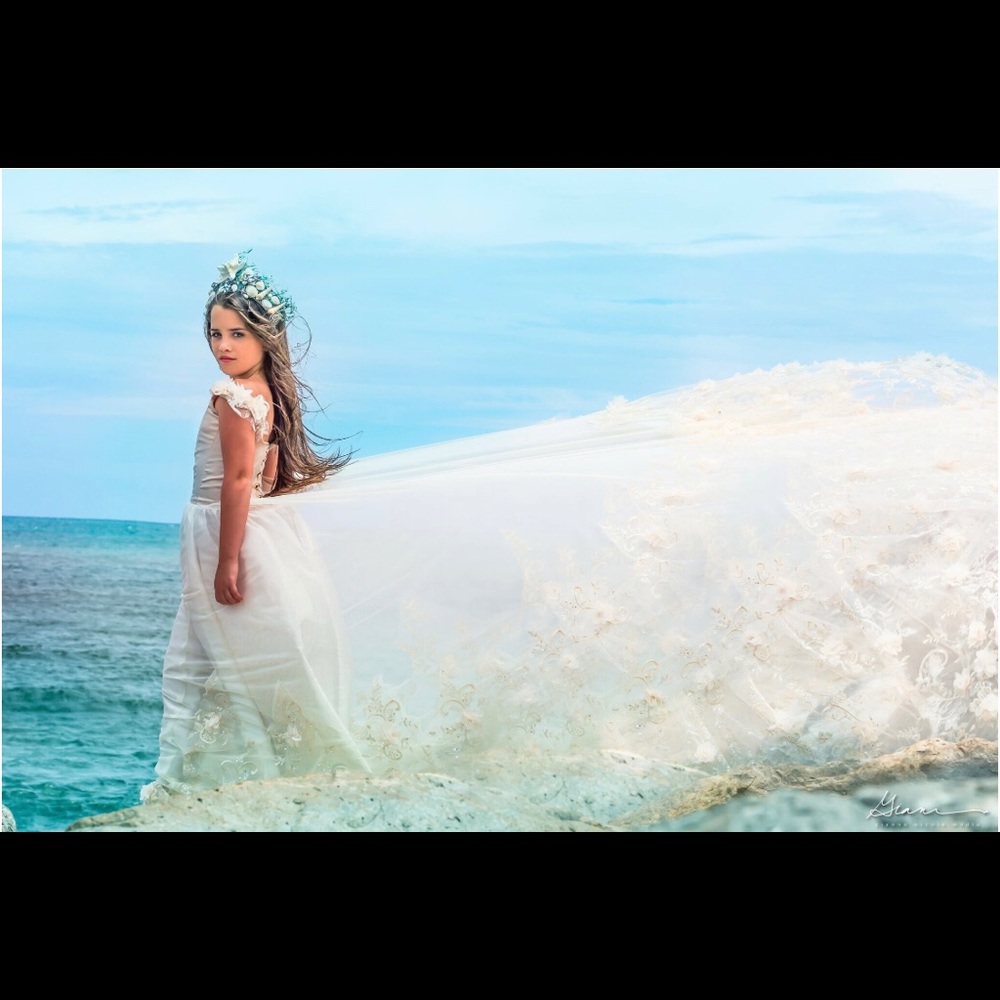 Beautiful ivory custom gown